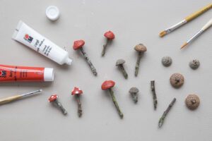 Lichterhäuschen - Ein Adventskranz aus dem Wald